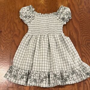 Bonnie Jean floral and plaid dress. Size 3T. EUC.